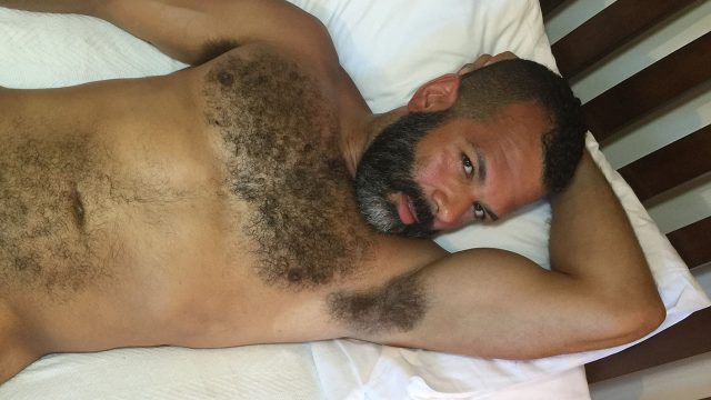 Photo of Sterling Johnson Strokes His Uncut Meat
