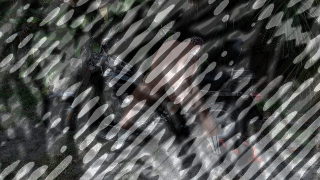 Photo of Jon Galt, a Motorcycle and a Dildo