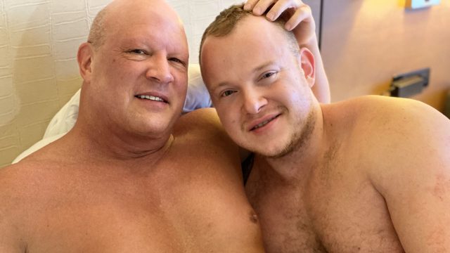 Photo of Daddy Bear Aiden Beck Fills Sexy Cub Rock Reed